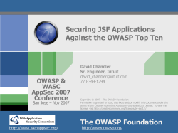 (JSF)? - owasp