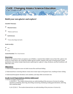 Build your own glacier and explore!