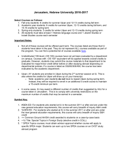 Hebrew University - Indiana University Bloomington