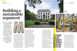 Building a sustainable argument