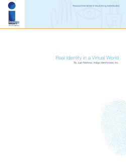 Real Identity in a Virtual World