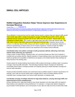 Small cell alternatives - Aberdeen Investment Management, LLC