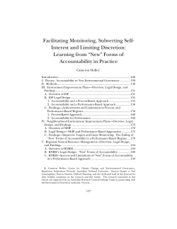 Facilitating Monitoring, Subverting Self