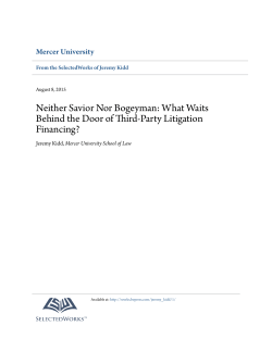 Neither Savior Nor Bogeyman: What Waits Behind the Door of Third