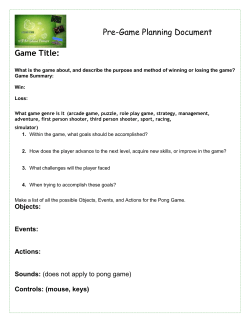 Game designers spend a great amount of time planning out their