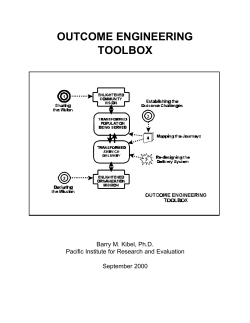 OUTCOME ENGINEERING TOOLBOX