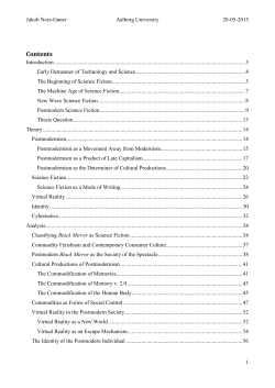 Classifying Black Mirror as Science Fiction