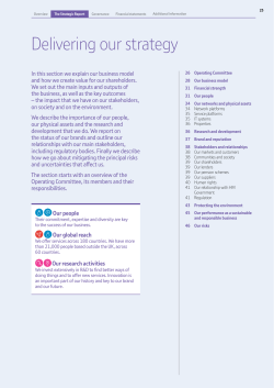 Delivering our strategy