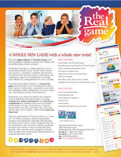 A WHOLE NEW GAME with a whole new twist!