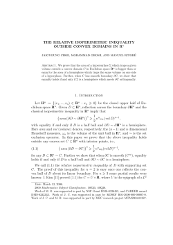 The relative isoperimetric inequality outside a convex domain in R^n