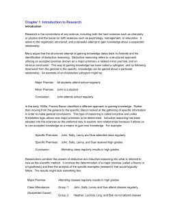 Chapter 1: Introduction to Research - research