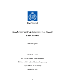 Model Uncertainty of Design Tools to Analyze Block
