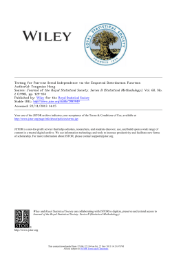 Testing for Pairwise Serial Independence via the Empirical