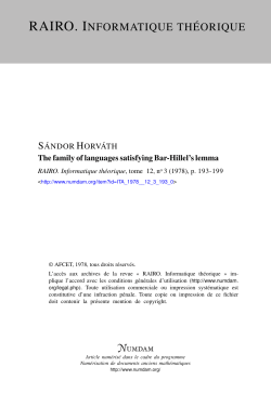 The family of languages satisfying Bar-Hillel`s lemma
