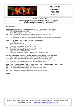 M.J MOVES DIVISION 4 ALL AGES FREESTYLE