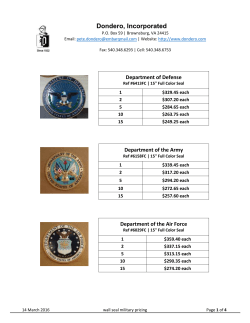 Microsoft Word - wall seal military pricing