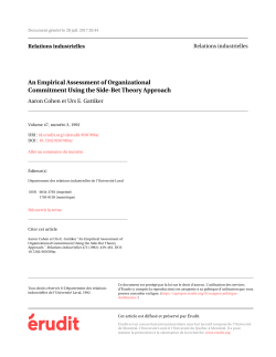 Commitment Using the Side-Bet Theory Approach