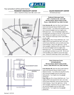 Map of GAP endoscopy centers