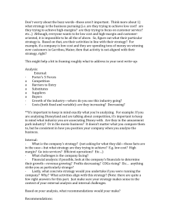 Case Analysis Cheat Sheet