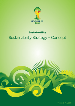 Sustainability Strategy – Concept