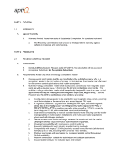 aptiQ MTMSK15 Specification