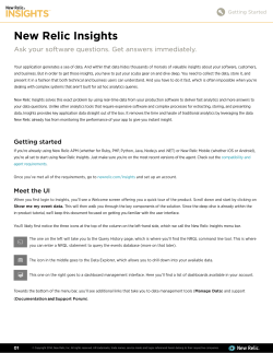New Relic Insights