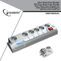 SiS-PM_mSIS-PM_SiS-PM-841_SiS-PMS Gembird English User