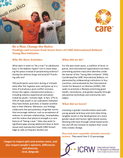 Be a Man, Change the Rules