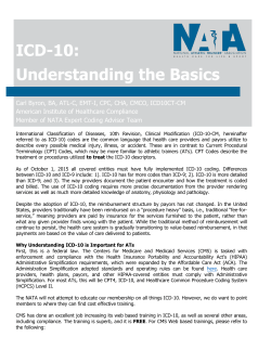 ICD-10: Understanding the Basics