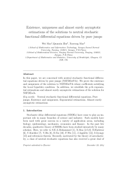 Existence, uniqueness and almost surely asymptotic estimations of