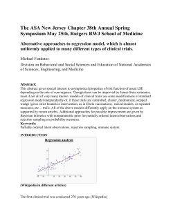 Alternative Approaches To Regression Model, Which Is Almost