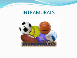 INTRAMURALS
