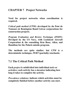 07. Project Networks