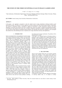 the study on the choice of optimal scale in image classification