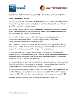 Investment Thesis Outline