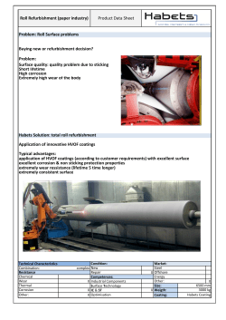 Buying new or refurbishment decision? Problem: Surface