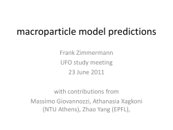 macroparticle model predictions - LHC-UFO Site