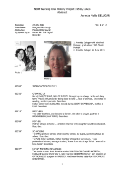 Annette_Delugar_Abstract - An Online Archive of Nursing Oral