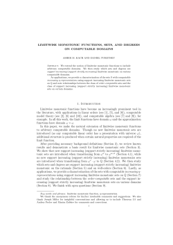 Limitwise Monotonic Functions, Sets and Degrees on Computable