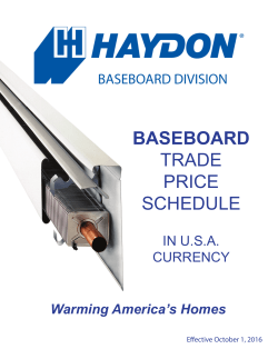 Baseboard US - Sell Price 10-1-16.xlsx