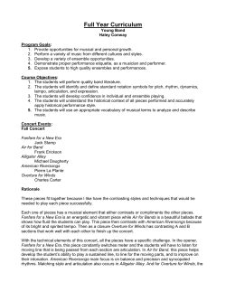 Full Year Curriculum