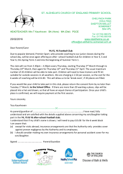 St Aldhelms C of E Primary