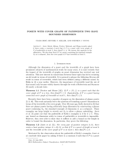 POSETS WITH COVER GRAPH OF PATHWIDTH TWO HAVE