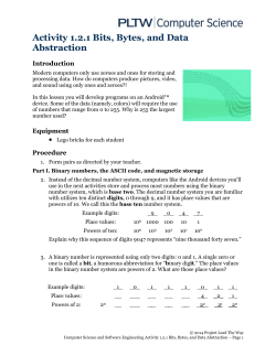 Activity 1.2.5 Mechanical System Efficiency * VEX