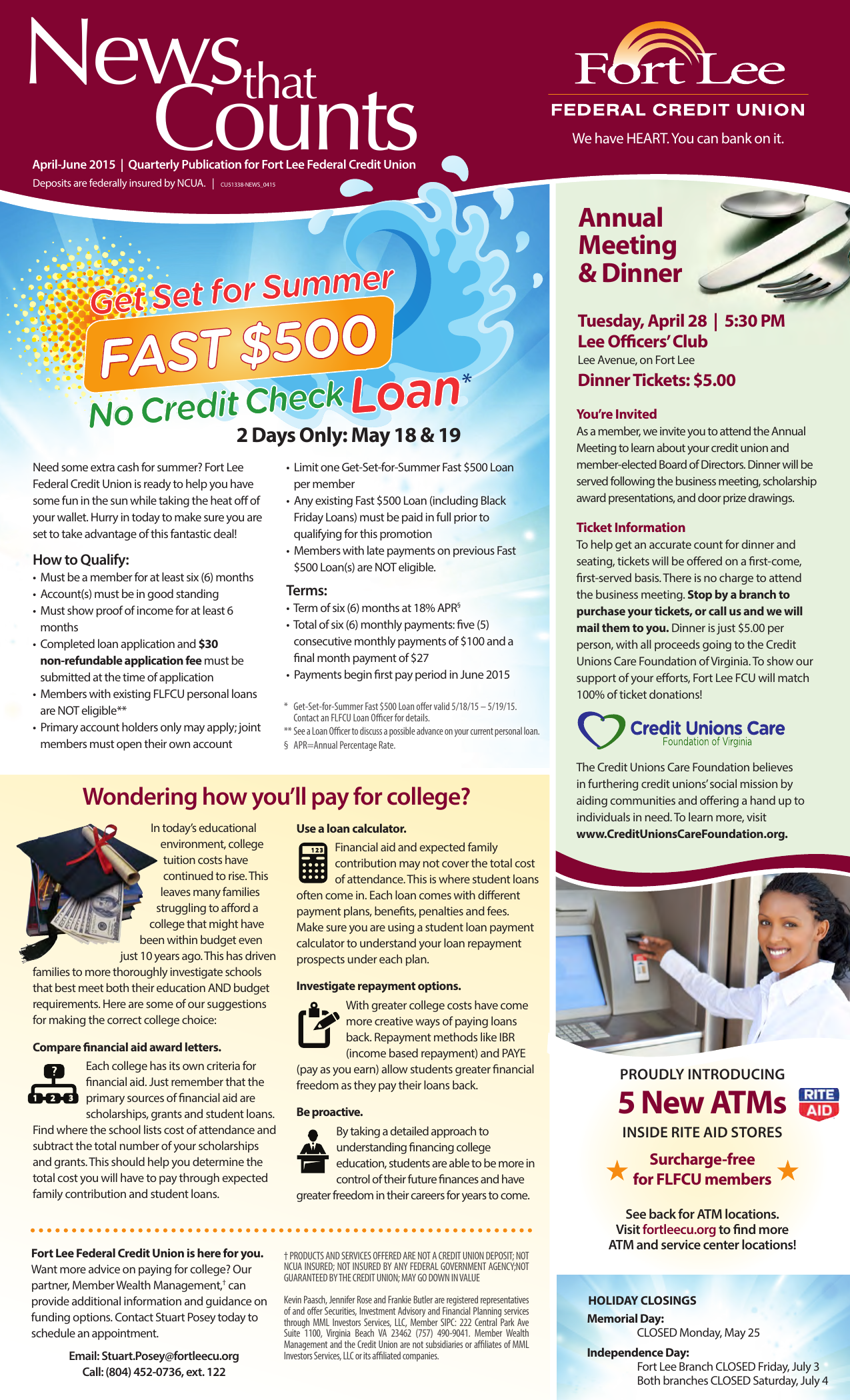 FAST $500 - Fort Lee Federal Credit Union