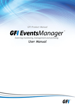 User Manual - GFI Software