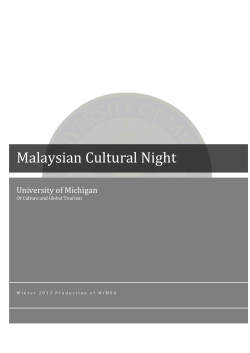 Malaysian Cultural Night - Student Life
