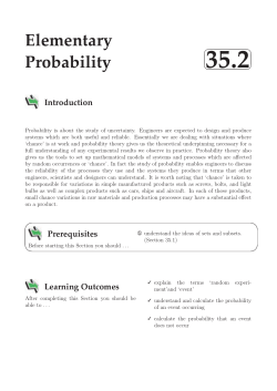 Elementary Probability