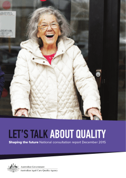 AACQA Let`s talk about quality report