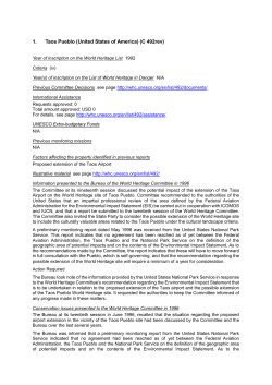 SOC - UNESCO World Heritage Centre